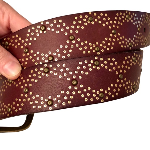 FOSSIL brown leather belt small ladies - Picture 5 of 10